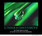 underachievement