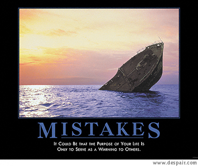 mistakes